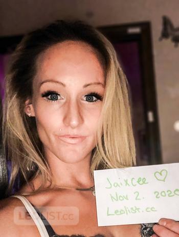 Jaixceeeee, 26 Caucasian/White female escort, Calgary
